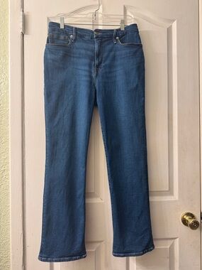 Good American Dark Blue Straight Leg Jeans